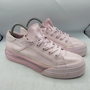SHOES 53045 Sneak Air Unisex Size 42 Pink Low Top Translucent Sole Sneakers
